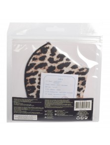 Masca protectie  AI& E, reutilizabila, impriumeu leopard , multicolor