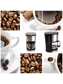 Filtru de Cafea macinata Adler, capacitate 0.7L, putere 550W, protectie supraincalzire si supapa antipicurare